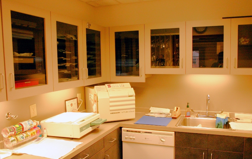 Sterilization room of Mick Family Dental Care