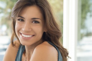 young woman with a beautiful smile